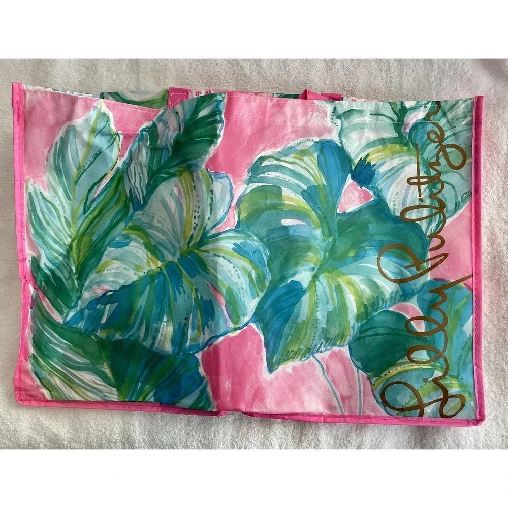 Huge Lot‎ 8 Lilly Pulitzer Rare SHOPPING Reusable GIFT BAG PINK Medium Large Box